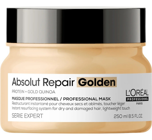 Absolut Repair Shampoo 750ml + Máscara Golden 250ml | Loréal