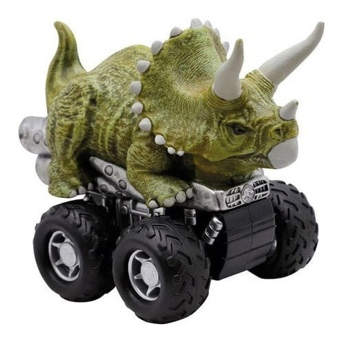 Jurassic World Zoom Riders Triceratops Vehículo Pull Back