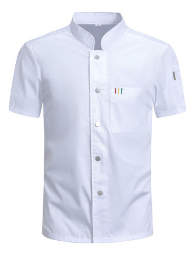 Camisa De Cocinero Con Uniforme De Chef De Manga Corta Para