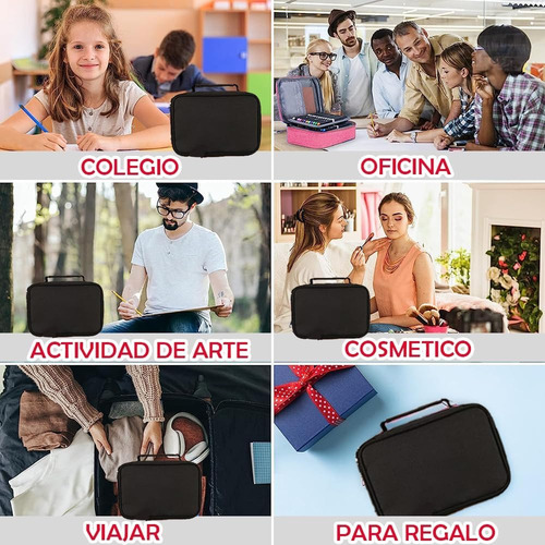 Estuche Para Lápices Con 72 Ranuras Para Lápices Escolares