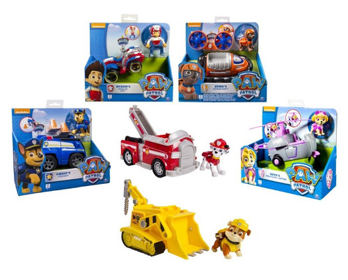 Vehiculos Basicos + Figura Paw Patrol