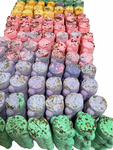 25 Piezas Bath Bomb Efervescentes Para Mani Y Pedicura