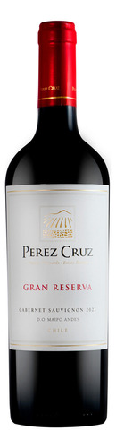 Vinho tinto Cabernet sauvignon Perez Cruz Gran Reserva 750 ml pacote x 6 u