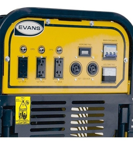Generador Gasolina 35hp 19.50 Kva Evans Gt190mg3500bs