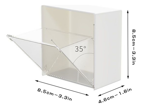 Caja De Almacenamiento En V Autoadhesiva Pequeña Para Montar
