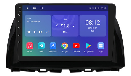 Autoestéreo Carplay Android 10 For Mazda Cx-5 2012-2015