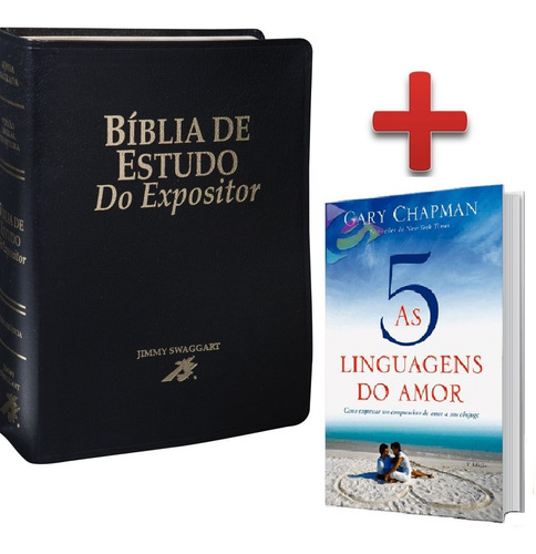Bíblia Do Expositor + Livro As 5 Linguagens Do Amor 