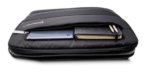 Imagen 3 de 3 de Funda Para Laptop Swissmobility 14 PuLG. Starks-114 Negro