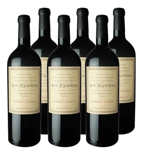 Vino Dv Catena Cabernet Cabernet Caja X6 X750cc