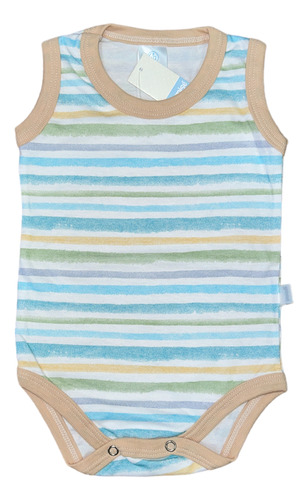 Body Bebe Musculosa Dibujitos Algodon Gamise