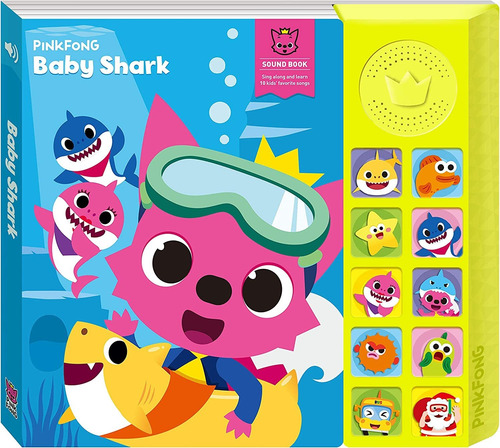 Libro De Sonido De Tiburón Para Bebé Pinkfong