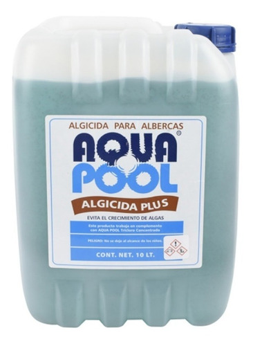 Alguicida Plus Líquido Aqua Pool Para Albercas [bidón 10 L]