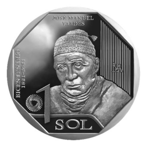 Cono De 20 Monedas De José Manuel Valdés - Bicentenario
