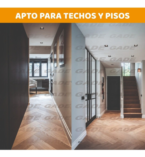Imagen 6 de 10 de Spot Embutir Movil Aluminio Apto Dicro Led + Zocalo Gu10 220