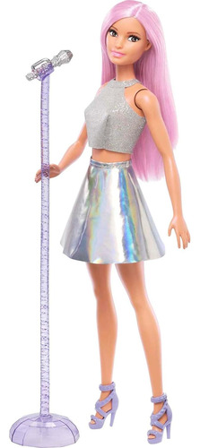 Barbie Quiero Ser Cantante, Muñeca Con Accesorios (mattel
