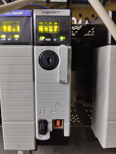 Allen-bradley 1756-l71 Controllogix Cpu Plc 2mb Controller (Usado)