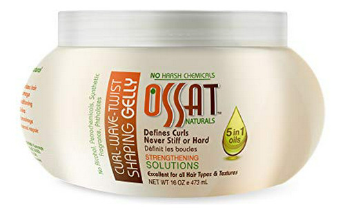 Ossat Naturals Curl-wave-twist Shaping Gelly, 16 Oz, Paquete