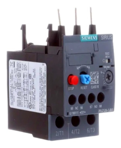 Relevador Bimetalico Rango 7-10a 3ru21261jb0 Siemens
