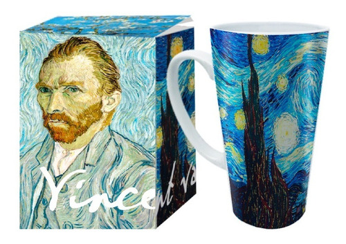 Taza Cónica La Noche Estrellada De Vincent Van Gogh