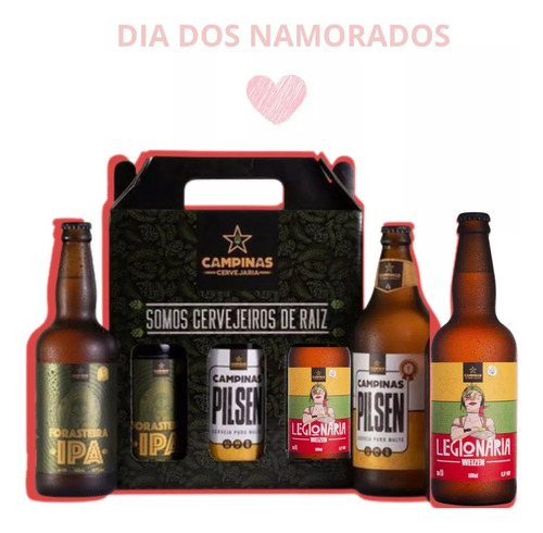 Kit Cervejas Artesanais Presente Cervejaria Campinas Premium