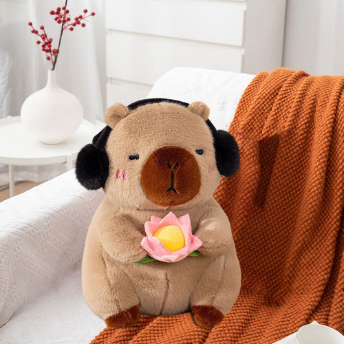 . Lindo Animal De Peluche, Juguete For Dormir, Caqui 25cm