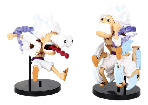 Figura Luffy One Piece Set X5 Gear 5 Dios Del Sol Nika Anime