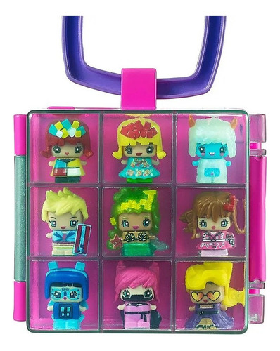 My Mini Mixieqs Playset - Cubo Suporte Para 18 Figuras Dxd59