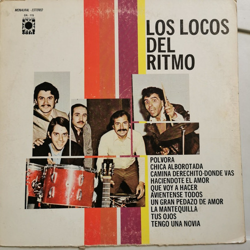 Disco Lp:los Locos Del Ritmo- Polvora, Chica