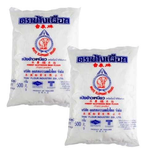 Farinha De Arroz Glutinoso P/ Moti Motigome 2x500g