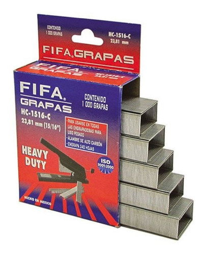 Grapas Fifa Hc-1516-c Engrapa De 150 A 210 Hojas 1000 Grapas