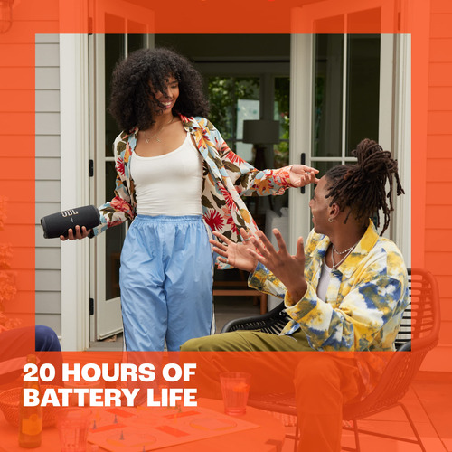 Bocina Portátil Jbl Charge 5 Wi-fi Color Negro Resistente Ag