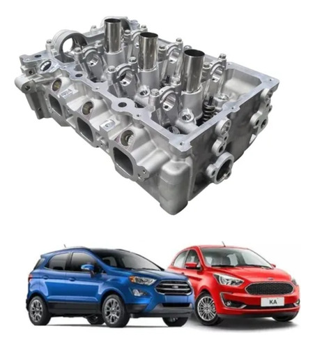 Cabeçote Com Valvulas P/ Ford Ka/ecosp Dragon 1.5 12v 3 Cil