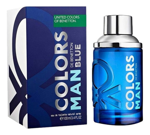 Perfume Colors De Benetton Man Blue 100ml Caballeros