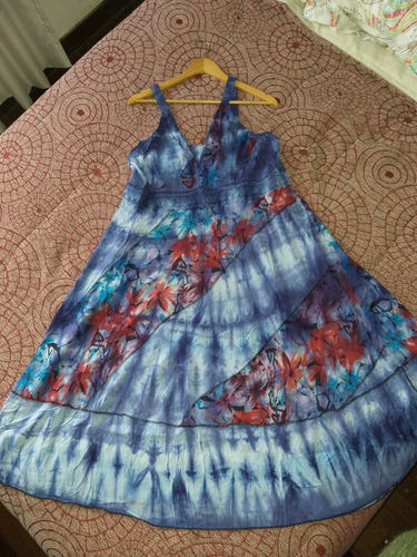 Vestido Largo Solero Verano Batik Dama Importado Brasil