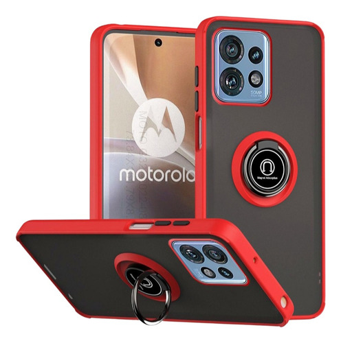 Case Funda Hardness Ring Para Motorola Edge 40 Pro / Bumper