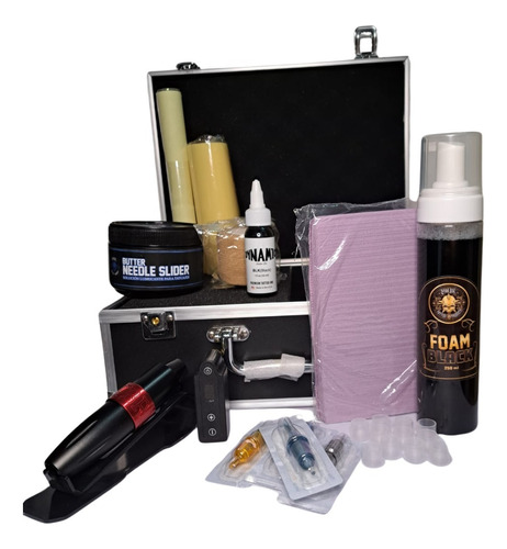 Kit De Tatuajes Profesional, Maquina Tipo Pen 