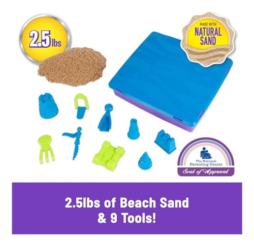 Kinetic Sand, Set De Juego De Lujo Con Beach Castle
