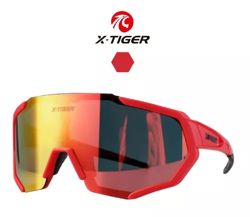 X-TIGER Gafas Ciclismo CE Certificación Polarizadas con 5 Lentes
