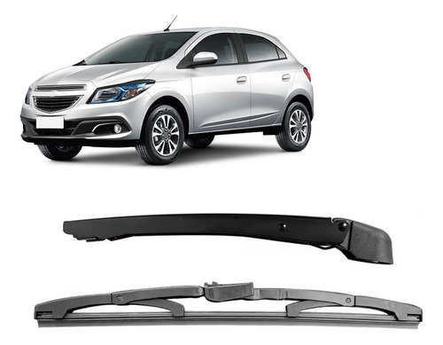 Braço Limpador Traseiro E Palheta Onix 2013 2014 2015 A 2019