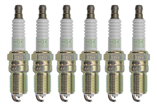 Set 6 Bujias Platino Para Oldsmobile Bravada V6 4.3 2000 Ngk
