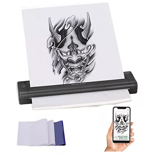 Termocopiadora Tattoo Impresora térmica, Blackbudda Máquina de  Transferencia de Tatuajes Profesional Máquina Stencil de Tatuajes Impresora  Tatuaje, 20