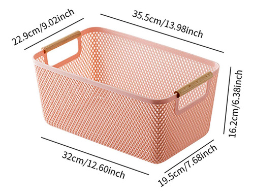Cesta De Almacenamiento Reutilizable Decorativa Multiusos