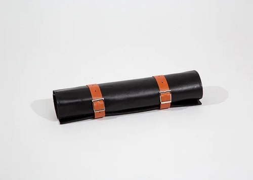 Imagen 5 de 9 de Bolso Porta Cuchillos De Cuero Kanka + Grabado Gratis 4 Unid