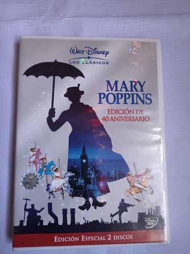 Mary Poppins Edición 40 Aniversario Película Dvd Original 