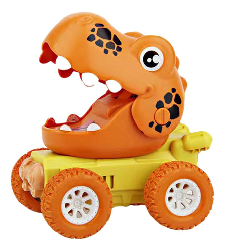 Lindo Coche De Dinosaurios Modelo De Aprendizaje Tire Hacia
