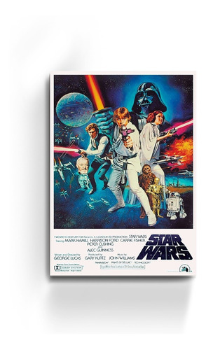 Cuadros Cartel Original Star Wars Poster 1977 The New Hope +