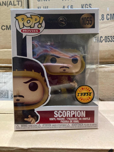 Scorpion Chase 1055 Mortal Kombat Funko Pop Nuevo Sub-zero