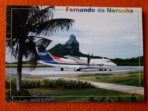 Postal De Aviación Aeropuerto Fernando De Noronha Brasil 