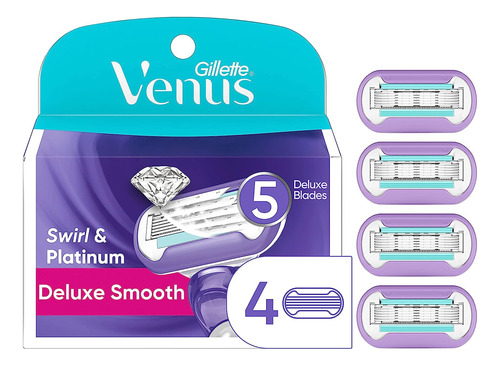 Gillette Venus Extra Smooth Swirl - Recambios De Cuchilla De
