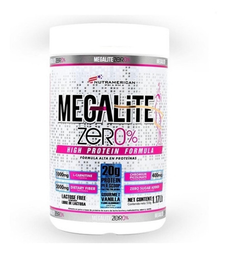 Proteina Mega Lite Zero Grasa - Unidad a $64990